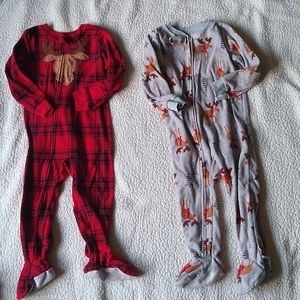 Just One You Boys 2T fleece pajamas